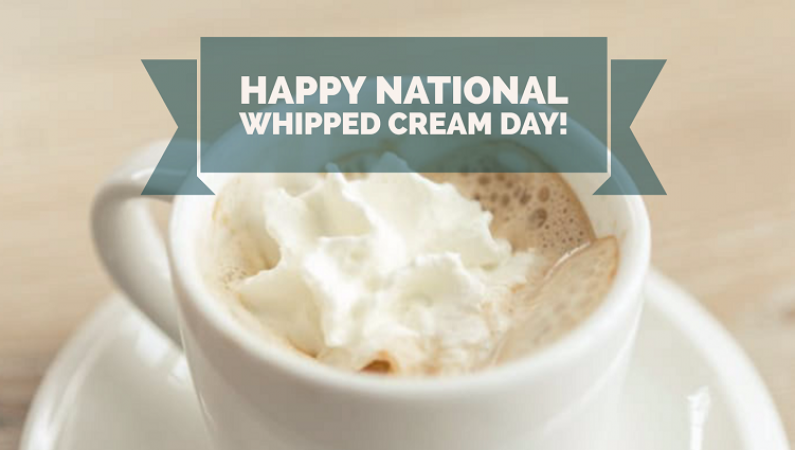 National Whipped Cream Day: Honoring the Versatile Dessert Topping