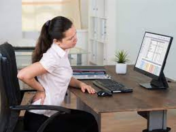 What are the disadvantages of sitting for long in the office?
