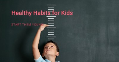 Promoting healthy habits in children and adolescents