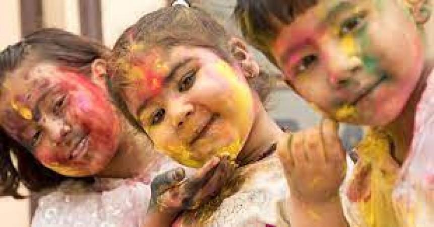Do not ignore children in the excitement of Holi, keep these things in mind