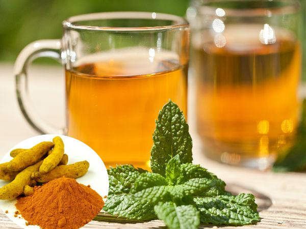 Turmeric and Basil tea keeps you healthy