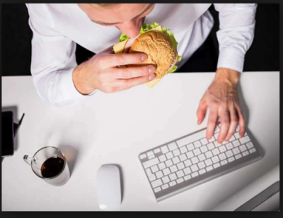 Unhealthy Food eating habits can down performance at the workplace