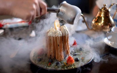 In which dishes is liquid nitrogen used, which one have you tried?