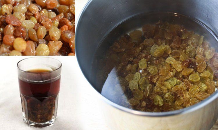 TAKE RAISIN DRINKS  TO CLEAN THE LIVER
