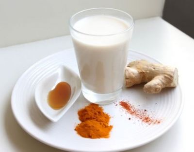 Want digestion strength drink ginger milk