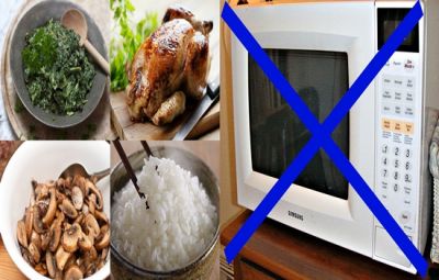 Do not reheat these foods, can cause harmful effects