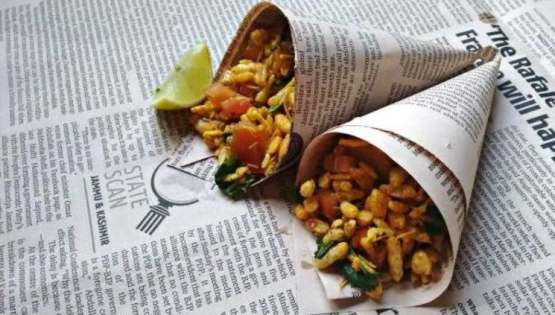 Be careful if you eat food wrapped in newspaper, it invites many diseases