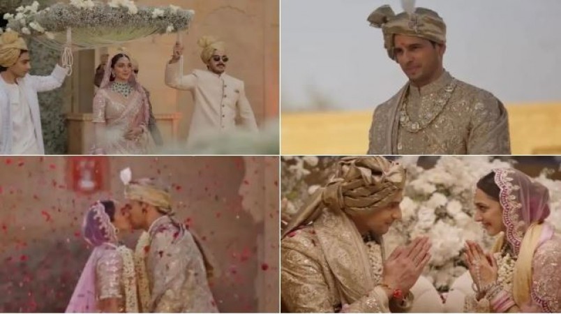 Video!! Kiara Advani- Sidharth Malhotra Wedding: From Jai Mala to Lip Kiss, Dreamy wedding of Love Birds