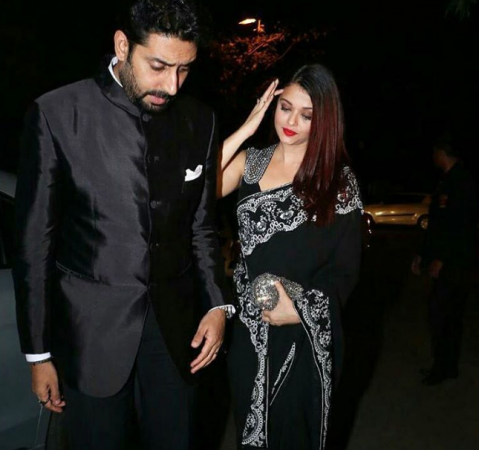 Love in black: Aishwarya Rai, Abhishek Bachchan's matching color attire grabs the attention