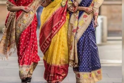 When was the saree worn for the first time, how did it become a part of Indian culture?