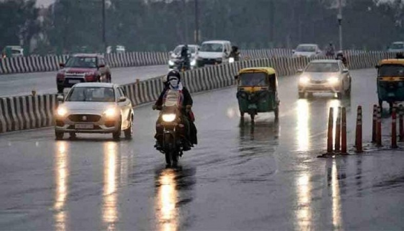 Delhi recorded light rainfall on Sunday giving respite from choking pollution