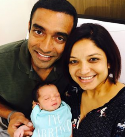 KKR wicketkeeper Robin Uthappa and Sheethal Goutham welcome their first child.