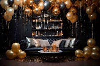 Decoration ideas for New Year party in less money
