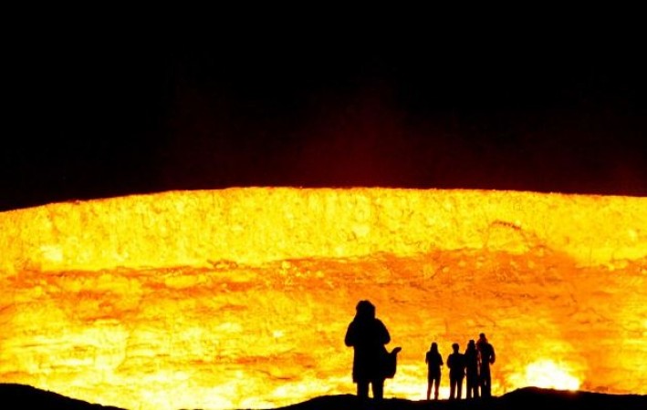The Door to Hell: Flaming Crater in Turkmenistan That Has Been Burning for Over 50 Yrs