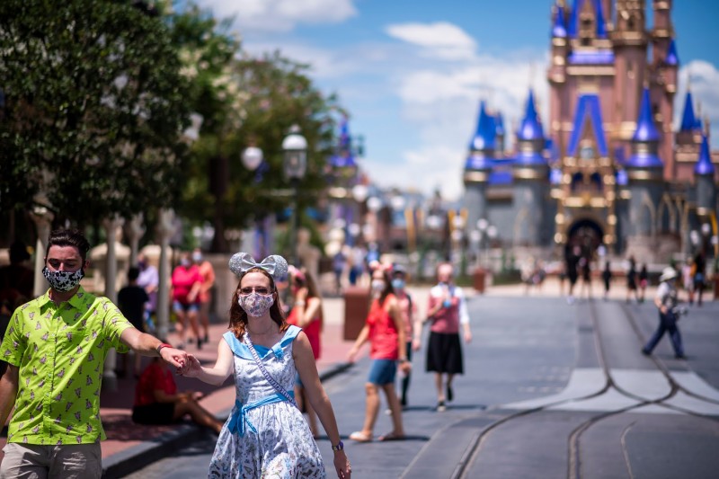 Disney World Resort makes face masks optional!