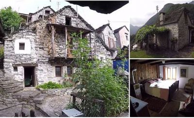 See pics! Tiny Beautiful Swiss village turned into a giant hotel to save it from destruction