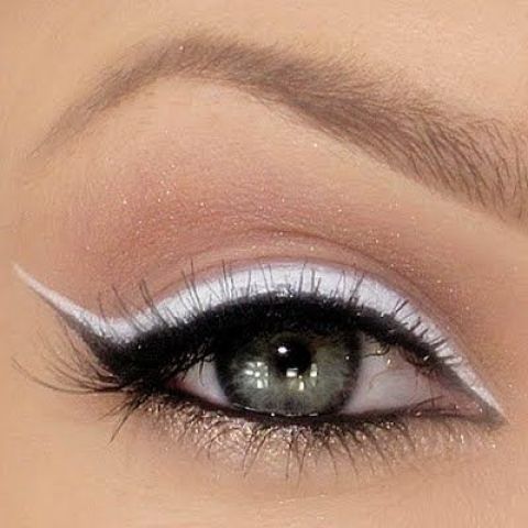 Genius ways to use white eye liner!!!
