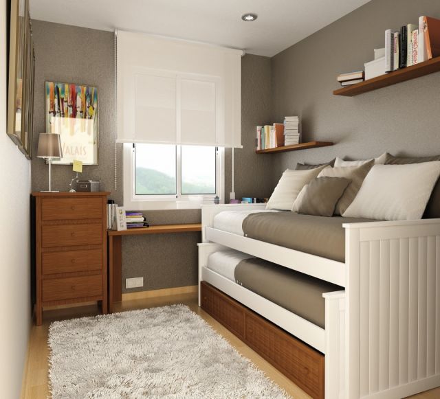 Beautiful ideas to make your small bed room look extremely Beautiful