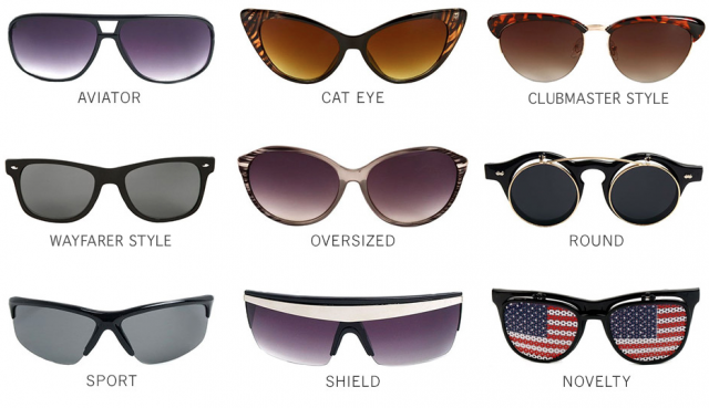 Best sunglasses for your face shape!!!