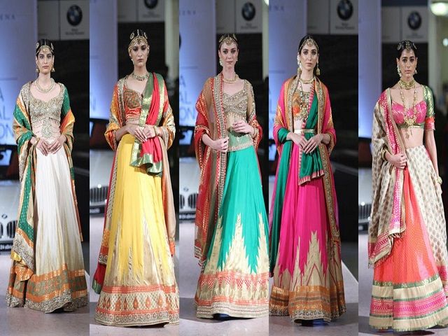 आशिमा और लीना ने साउथ इंडियन ट्रेडीशन पेश किया फैशन वीक 2015 मे