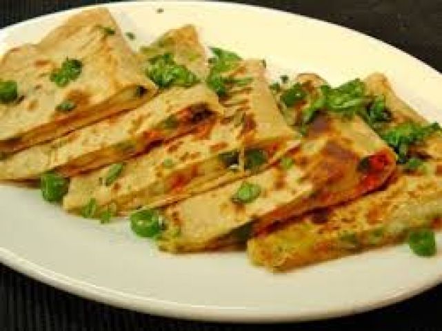 Simple & flavorful 'Spring Onion' parathas