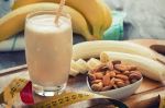 Healthy breakfast for healthy day: Almond and Banana Smoothie