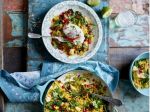 Cheap & Cheerful;Spiced veggie rice with poached eggs