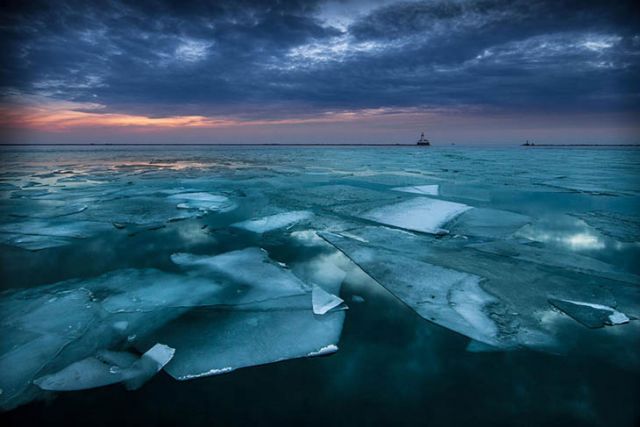 You’ll ever see;these pictures of frozen oceans,lakes and ponds