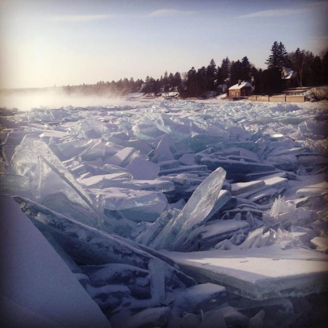 You’ll ever see;these pictures of frozen oceans,lakes and ponds