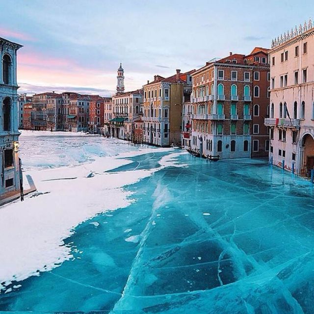 You’ll ever see;these pictures of frozen oceans,lakes and ponds