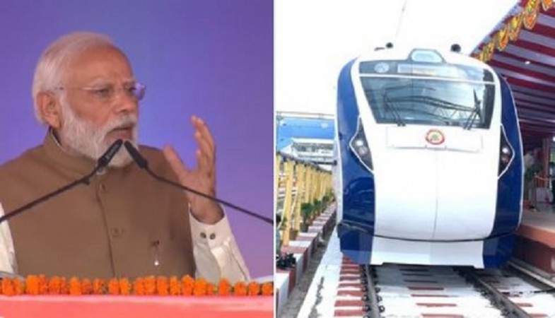 PM Modi flags off Madhya Pradesh's first Vande Bharat train, pays tribute to indore accident victims