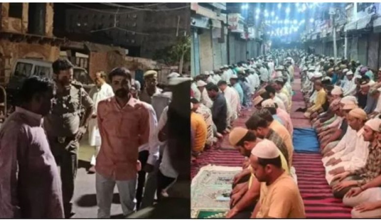 UP Hindu organisations opposed Muslims offering namaz by blocking roads in Agra