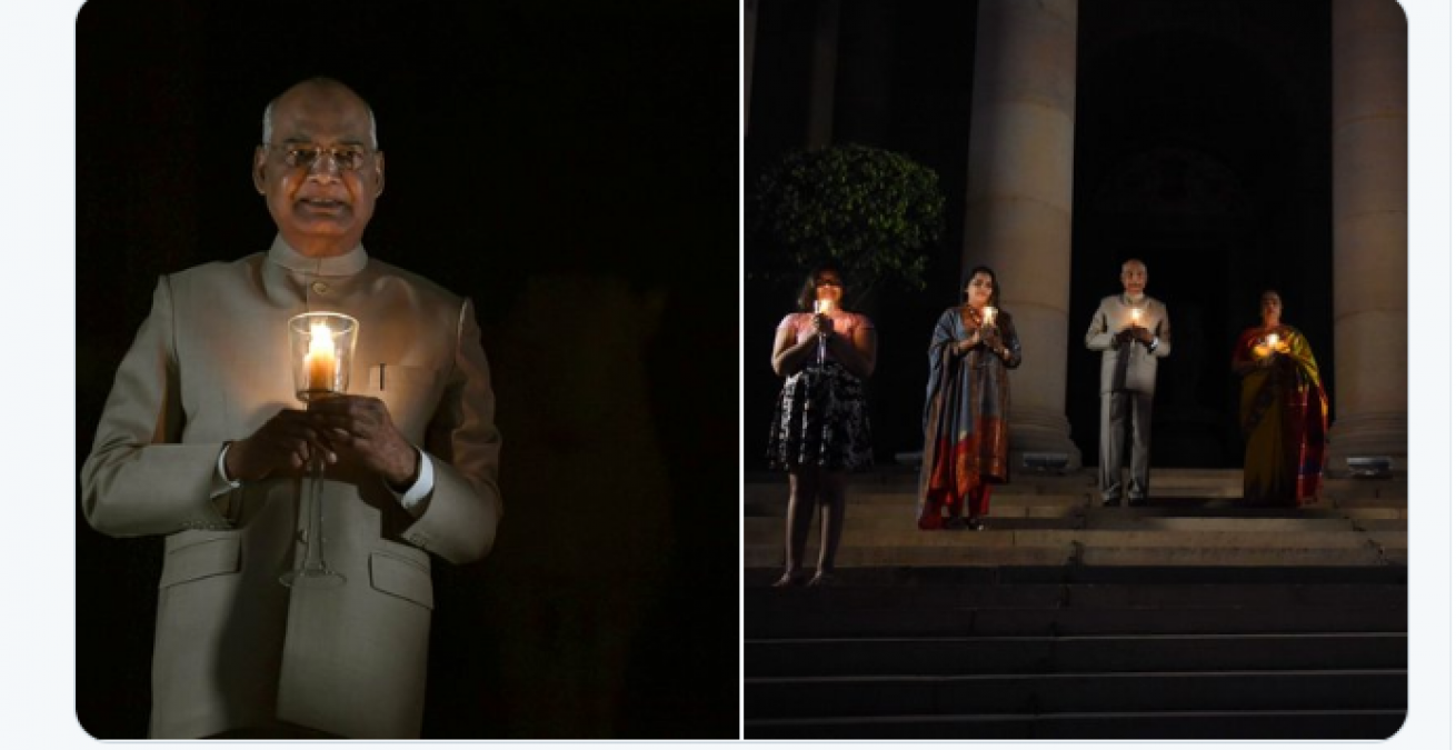 President and Vice President lit lamps with PM Modi, solidarity seen in India