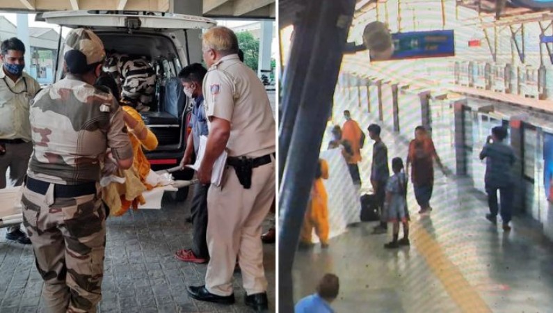 Woman starts having sudden labour pains at metro station, newborn born on platform with CISF help
