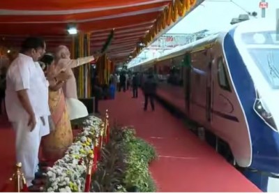 PM Modi flags off Vande Bharat Express worth Rs 11,300 crore for Telangana