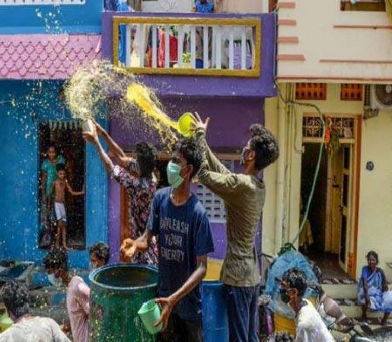 Chennai residents adopting this method for cleaning to fight against corona