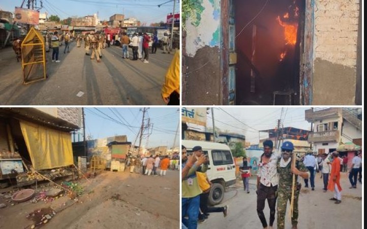 खरगोन: रामनवमी जुलूस पर मुस्लिम भीड़ का पथराव, SP को मारी गोली-लगा कर्फ्यू