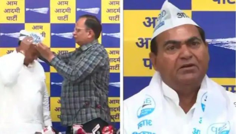 AAP hits back in Himachal Pradesh, BJP's Dalit leader joined Kejriwal