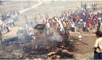 Terrible accident in Bihar: 4 children died in fire incident when hut caught fire