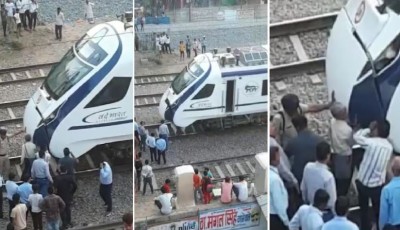 Vande Bharat train met with an accident again, this happened
