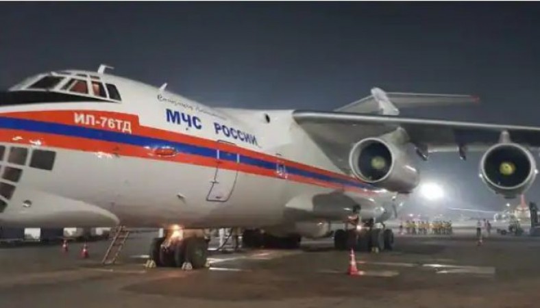 2 Russian planes arrive in India with medicines ventilatorand oxygen concentrater
