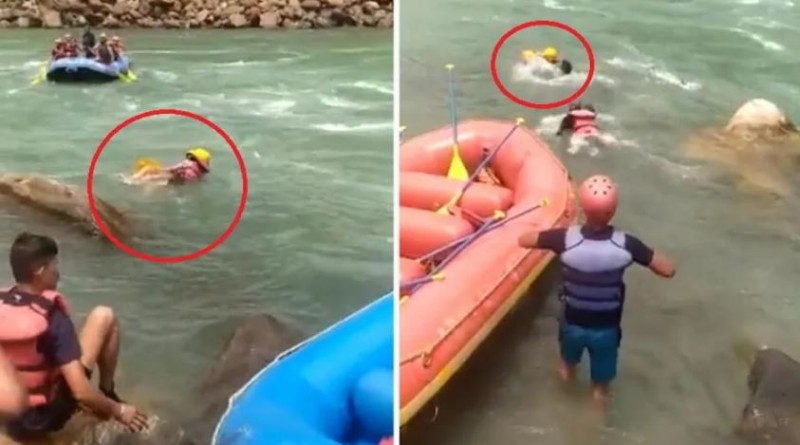 VIDEO! राफ्टिंग के दौरान नदी में गिरीं 2 लड़कियां, और फिर हुआ ऐसा चमत्कार कि मिल गई नई जिंदगी