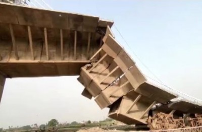 Bridge costing crores destroyed even before completed, now what will be next step of government?