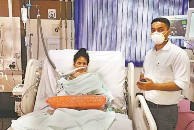 Doctors get huge success in giving oxygen to young girl in Uttar Pradesh