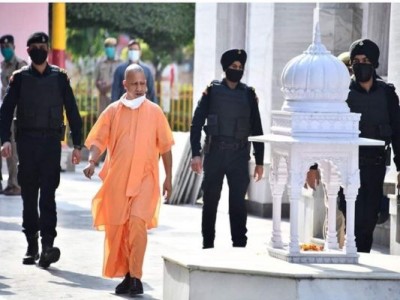 CM Yogi will reach Ayodhya today to take stock of preparations for Bhoomi Poojan