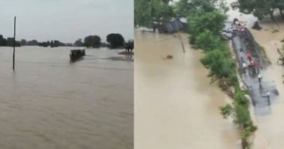 भारी बारिश के कारण बिगड़े मध्य प्रदेश के हालात, खतरा बनकर बह रही चंबल नदी