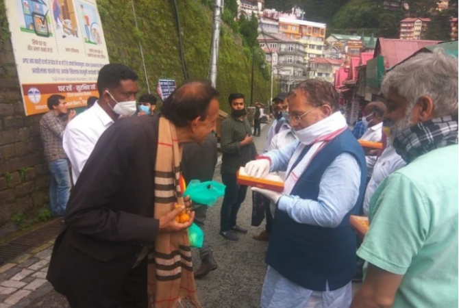 'Jai Shri Ram' resonates in Himachal Pradesh, people celebrate Bhoomi Poojan