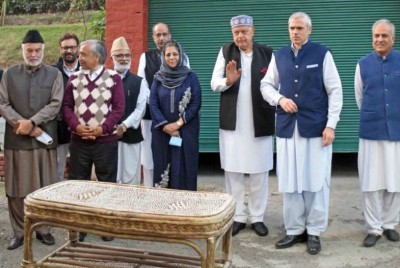 J&K: Alliance convenes meeting on 2nd anniversary of withdrawal of 370, Abdullah-Mufti attended