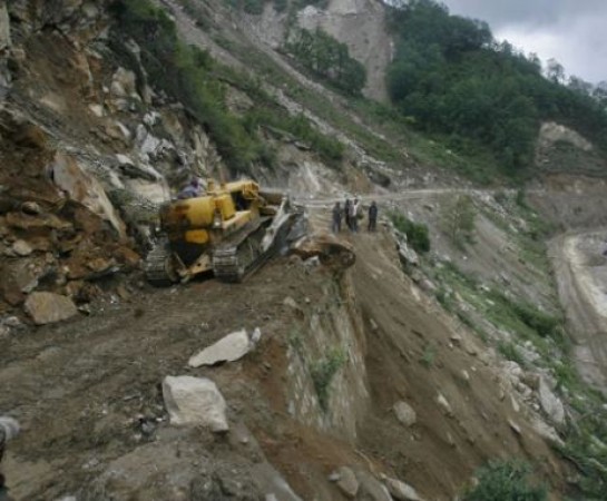Karnataka: Preist and four others trapped under debris after landslide