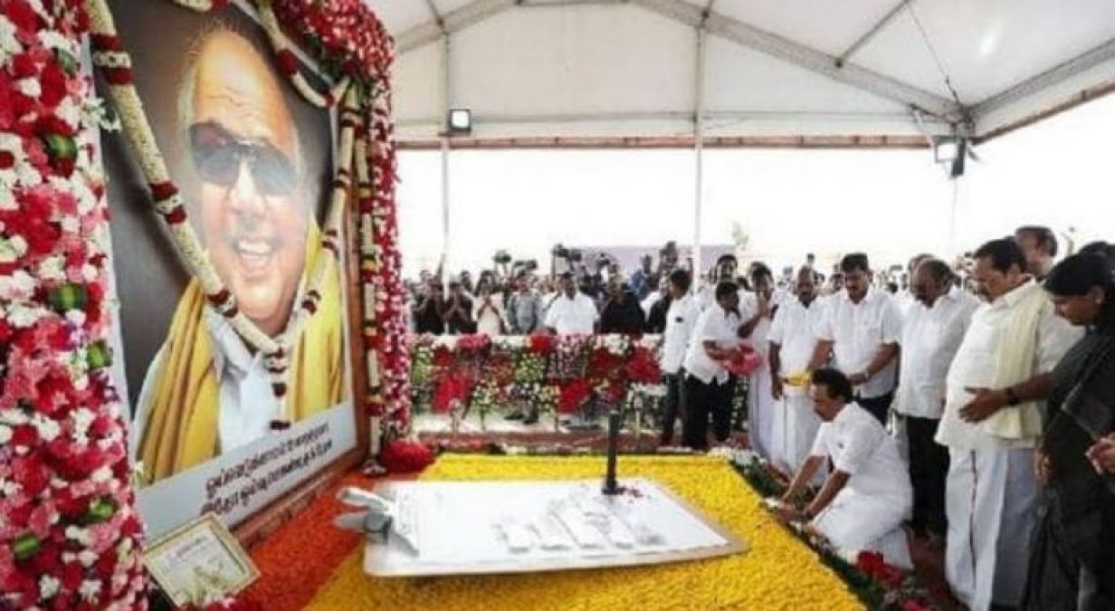 Karunanidhi's first death anniversary today, Stalin pays tribute